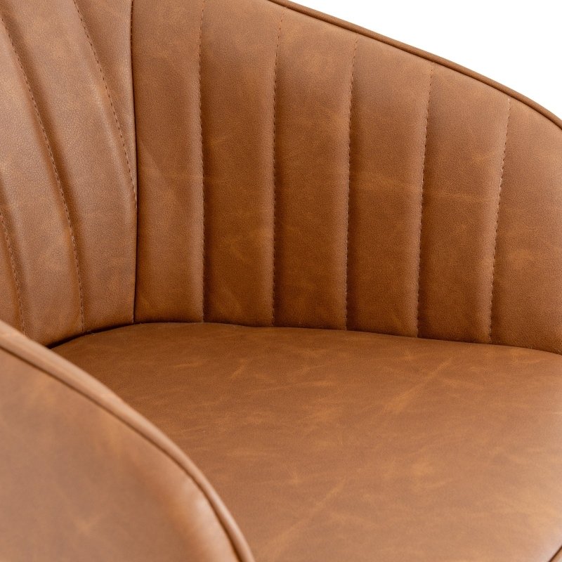 Uppsala Tan Chair - Chairs - British D'sire