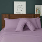 V Shape Pillowcase for Support Maternity Pillows Polycotton Easy Care - Mustard - British D'sire