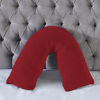 Teddy Bear Fleece Super Soft Cosy V Shape Pillowcase - Lilac
