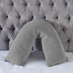 Teddy Bear Fleece Super Soft Cosy V Shape Pillowcase - Sage