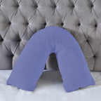 Teddy Bear Fleece Super Soft Cosy V Shape Pillowcase - White