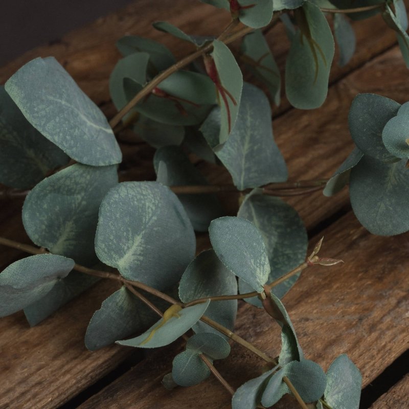 Variegated Eucalyptus Artificial Flower Stem - Artificial Plants & Trees - British D'sire