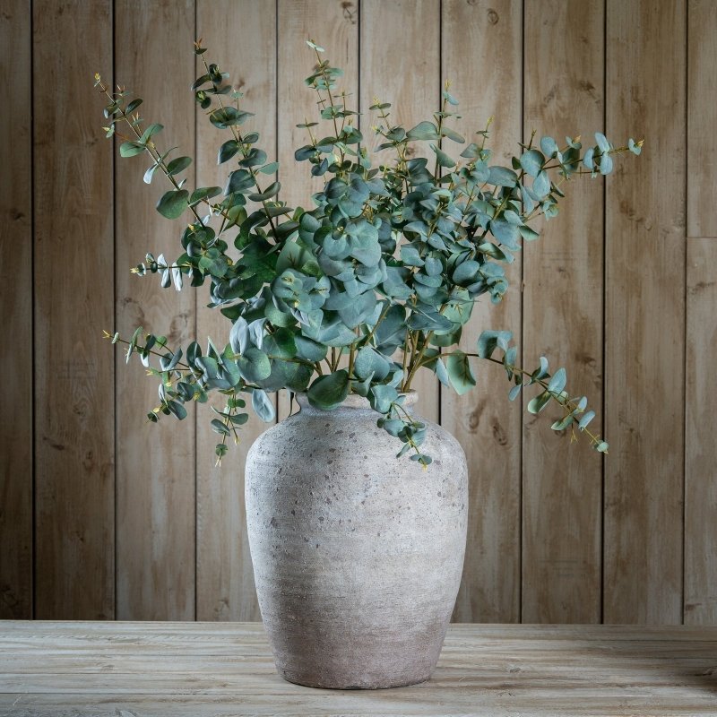 Variegated Eucalyptus Artificial Flower Stem - Artificial Plants & Trees - British D'sire