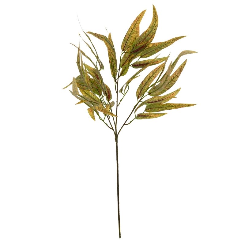 Variegated Long Leaf Eucalyptus Spray Artificial Flower Stem - Artificial Plants & Trees - British D'sire