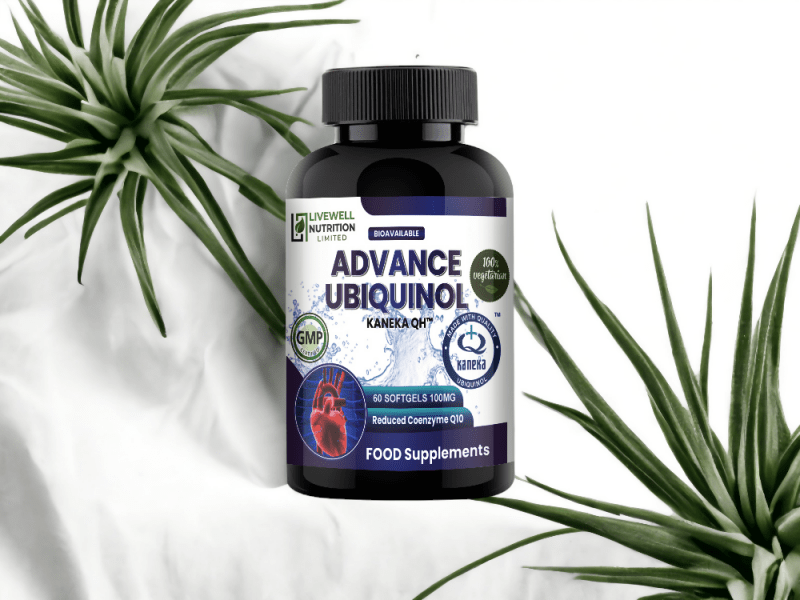 Vegetarian Ubiquinol – Kaneka QH® (60 Softgels) Naturally Fermented Reduced Form of Co Q10