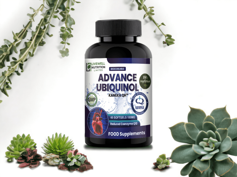 Vegetarian Ubiquinol – Kaneka QH® (60 Softgels) Naturally Fermented Reduced Form of Co Q10