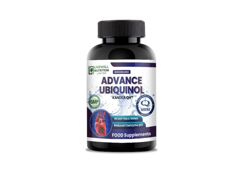 Vegetarian Ubiquinol – Kaneka QH® (60 Softgels) Naturally Fermented Reduced Form of Co Q10