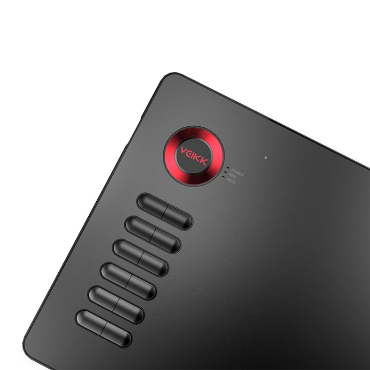 VEIKK A15 10x6 inch 5080 LPI Smart Touch Electronic Graphic Tablet, with Type - C Interface(Red) - British D'sire