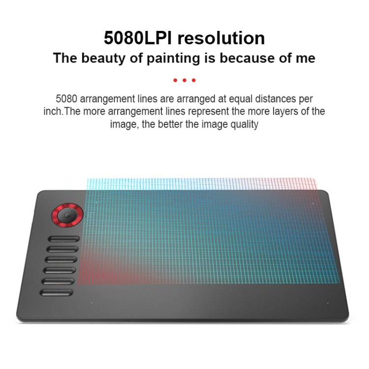 VEIKK A15PRO 10x6 inch 5080 LPI Type - C Interface Smart Touch Electronic Graphic Tablet (Blue) - British D'sire