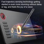 VEIKK A15PRO 10x6 inch 5080 LPI Type - C Interface Smart Touch Electronic Graphic Tablet (Blue) - British D'sire