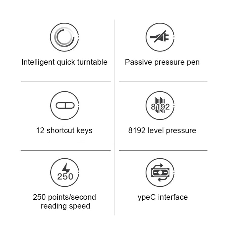 VEIKK A15PRO 10x6 inch 5080 LPI Type - C Interface Smart Touch Electronic Graphic Tablet (Red) - British D'sire