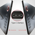 VEIKK A15PRO 10x6 inch 5080 LPI Type - C Interface Smart Touch Electronic Graphic Tablet (Red) - British D'sire