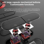 VEIKK A15PRO 10x6 inch 5080 LPI Type - C Interface Smart Touch Electronic Graphic Tablet (Red) - British D'sire