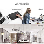 VEIKK A30 10x6 inch 5080 LPI Smart Touch Electronic Graphic Tablet, with Type - c Interface - British D'sire