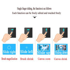 VEIKK A50 10x6 inch 5080 LPI Smart Touch Electronic Graphic Tablet, with Type - c Interface - British D'sire