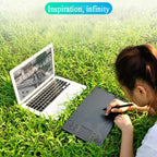 VEIKK A50 10x6 inch 5080 LPI Smart Touch Electronic Graphic Tablet, with Type - c Interface - British D'sire