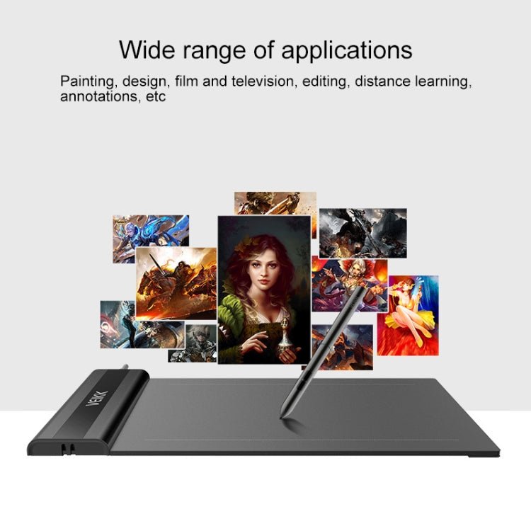 VEIKK S640 6x4 inch 5080 LPI Electronic Graphic Tablet - British D'sire