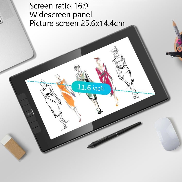 VEIKK VK1200 Digital Screen Hand Drawing Screen Electronic Painting ...