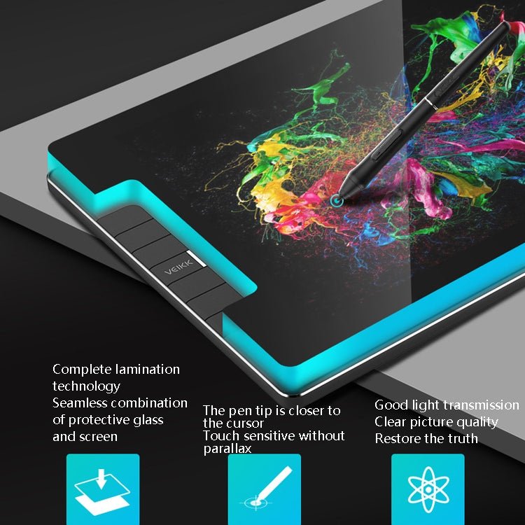 VEIKK VK1200 Digital Screen Hand Drawing Screen Electronic Painting Board - British D'sire