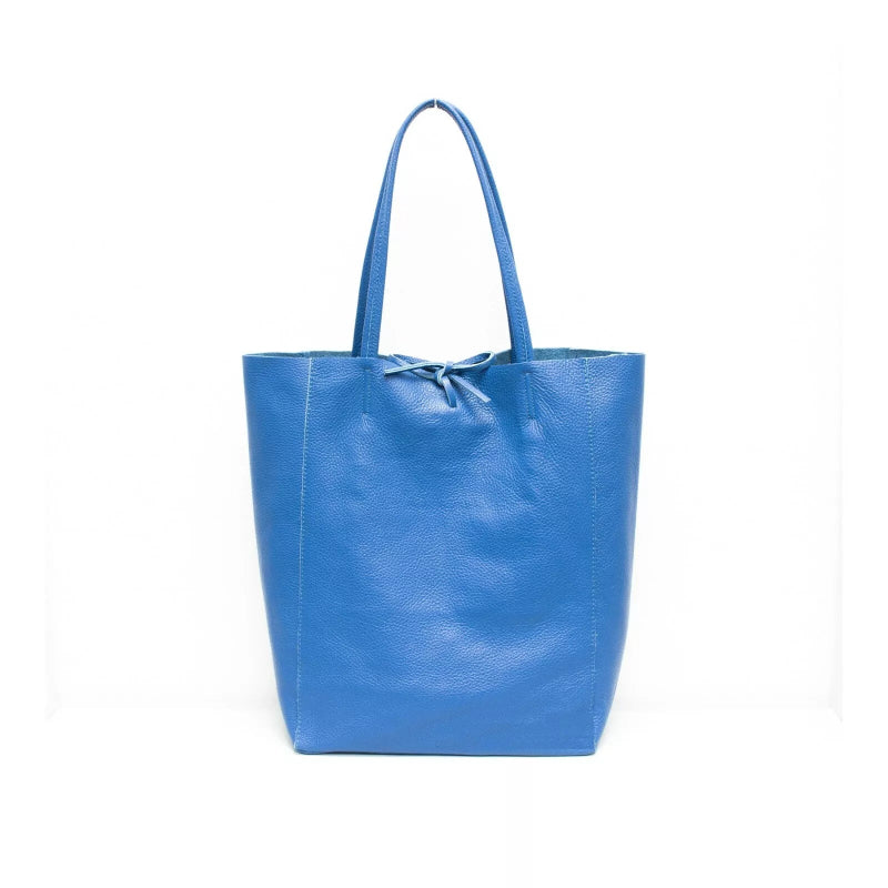 Vera Tucci Italian Leather Nappa Leather Tote Bag - British D'sire