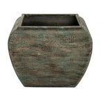 Verdan Square Drum Set Of 2 Planters - Plant Pot - British D'sire