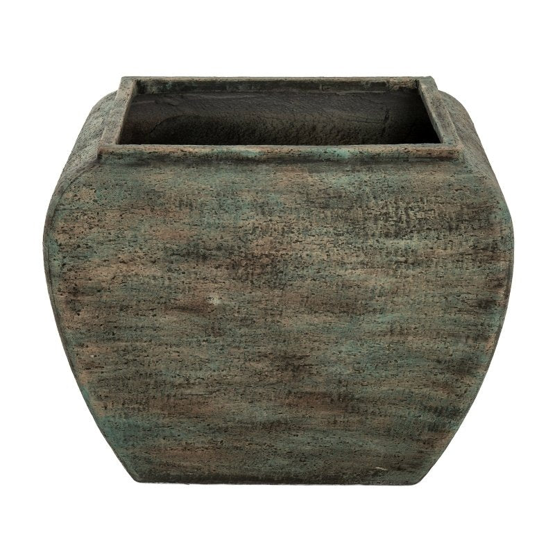 Verdan Square Drum Set Of 2 Planters - Plant Pot - British D'sire