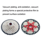 VG Sports Split Mountain Bike Lightweight Cassette Flywheel, Style: 12 Speed 50T (Silver) - British D'sire