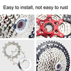 VG Sports Split Mountain Bike Lightweight Cassette Flywheel, Style: 12 Speed 50T (Silver) - British D'sire