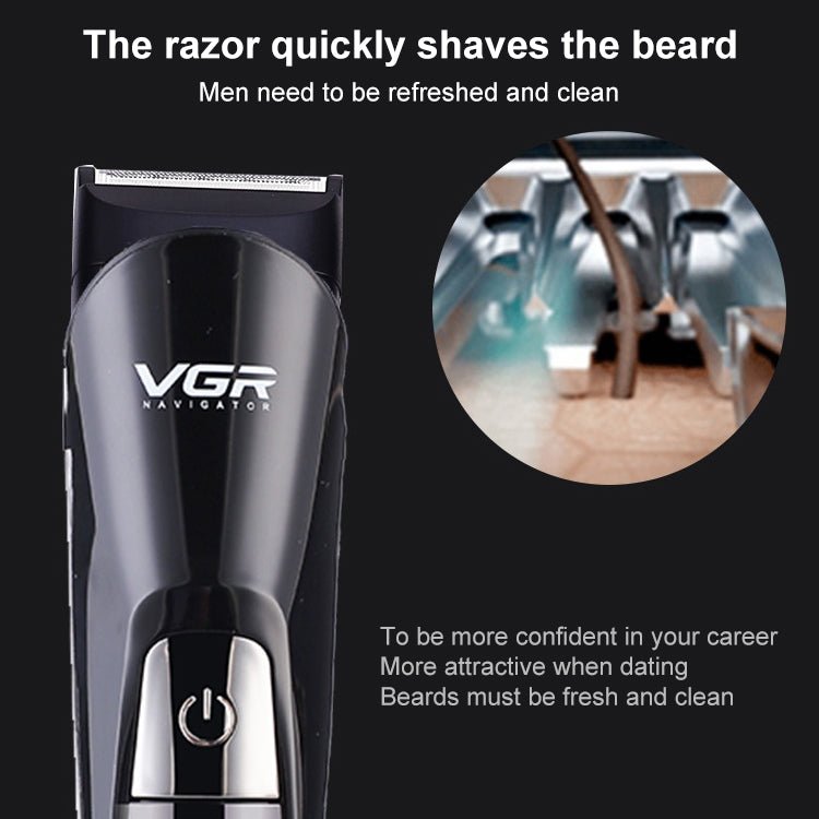 VGR V - 012 5W 6 in 1 Electric Hair Clipper, Plug Type: EU Plug - British D'sire