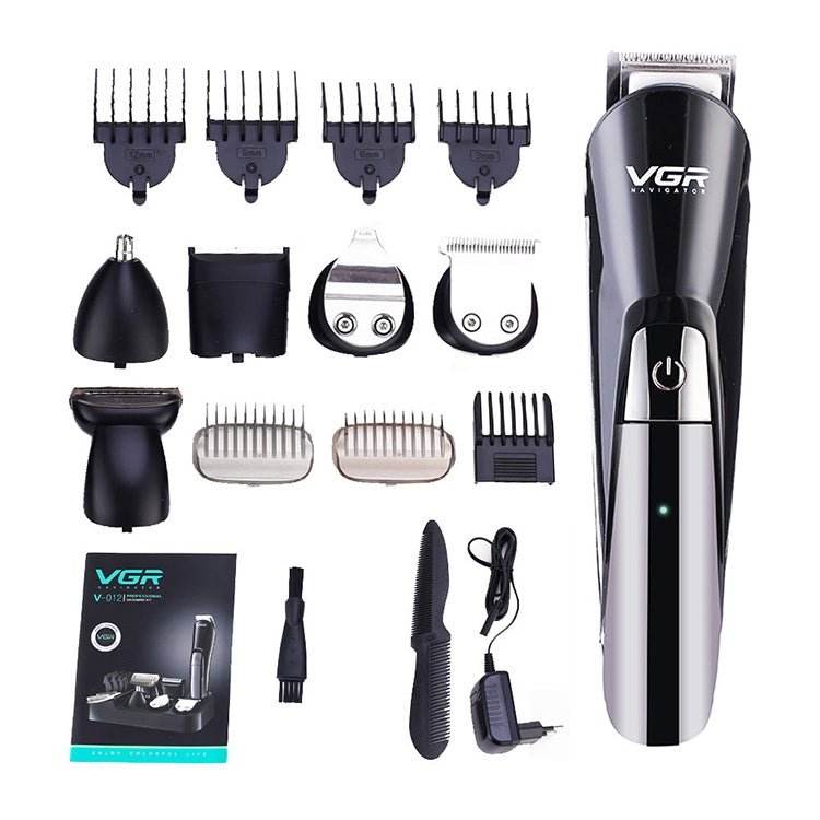 VGR V - 012 5W 6 in 1 Electric Hair Clipper, Plug Type: EU Plug - British D'sire