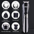 VGR V - 012 5W 6 in 1 Electric Hair Clipper, Plug Type: EU Plug - British D'sire