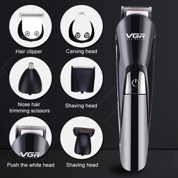 VGR V - 012 5W 6 in 1 Electric Hair Clipper, Plug Type: EU Plug - British D'sire