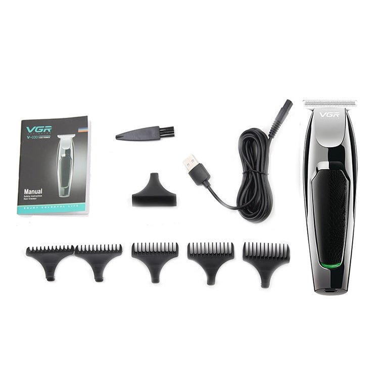 VGR V - 030 10W USB Cutter Head Engraving Electric Hair Clipper with 5 Limit Combs - British D'sire