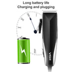 VGR V - 033 9W 8 in 1 Electric Hair Clipper with Line, Plug Type: EU Plug - British D'sire