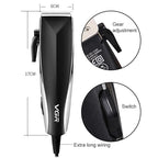 VGR V - 033 9W 8 in 1 Electric Hair Clipper with Line, Plug Type: EU Plug - British D'sire