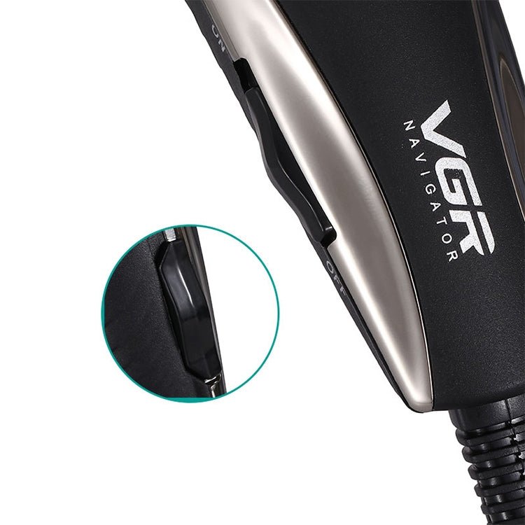 VGR V - 033 9W 8 in 1 Electric Hair Clipper with Line, Plug Type: EU Plug - British D'sire