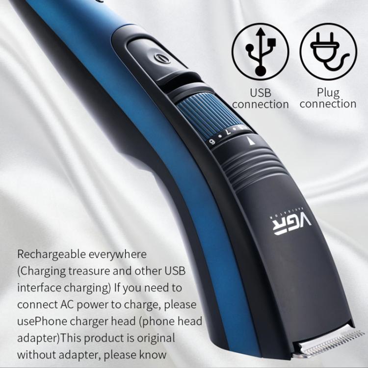 VGR V - 052 5W USB Electric Shaver Hair Clipper(Blue) - British D'sire