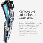 VGR V - 052 5W USB Electric Shaver Hair Clipper(Blue) - British D'sire