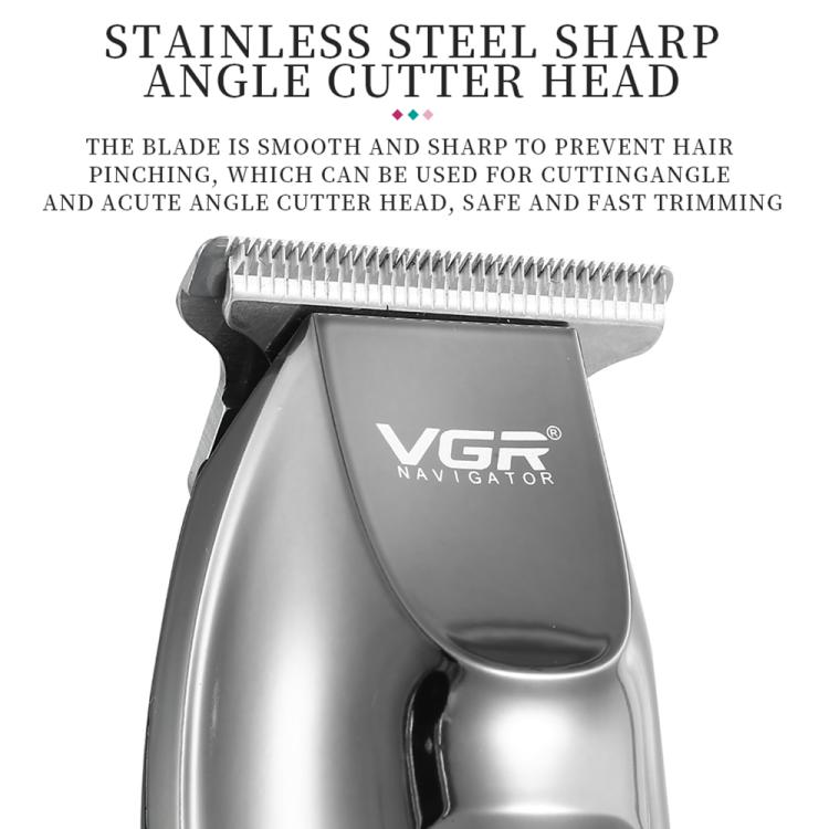 VGR V - 070 10W USB 2 - gears Electric Hair Clipper(Black) - British D'sire