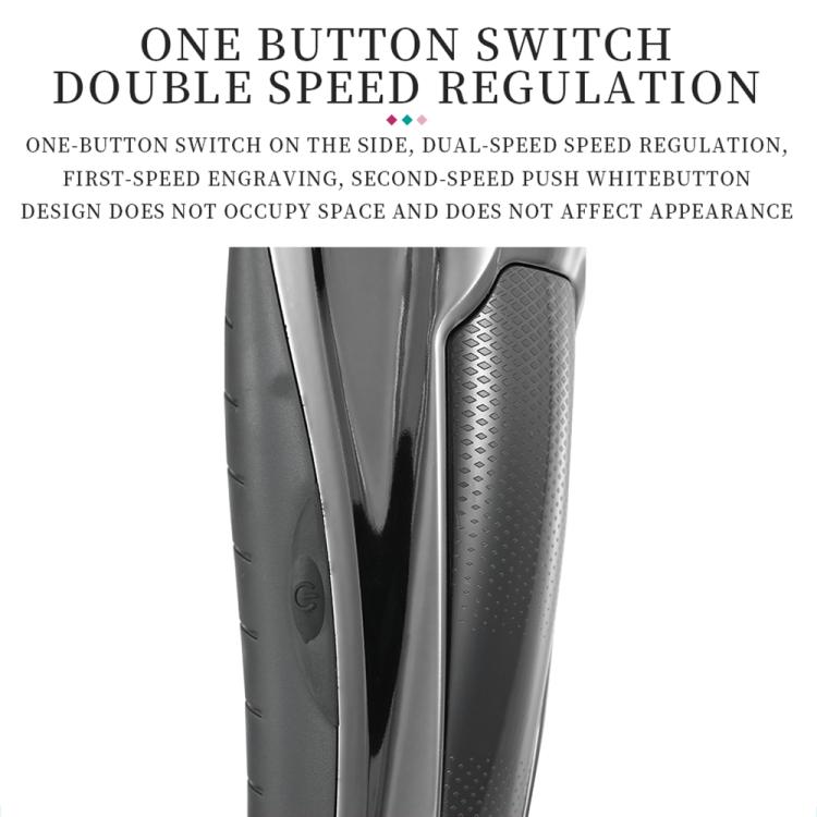VGR V - 070 10W USB 2 - gears Electric Hair Clipper(Black) - British D'sire