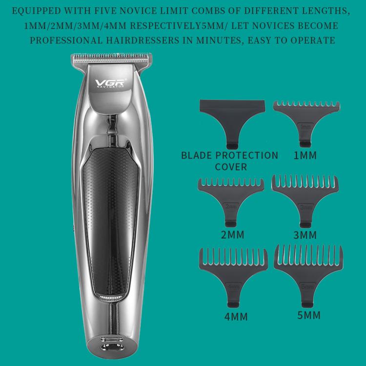 VGR V - 070 10W USB 2 - gears Electric Hair Clipper(Black) - British D'sire
