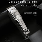 VGR V - 071 5W Carbon Steel Blade USB Electric Hair Clipper(Silver) - British D'sire