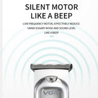 VGR V - 071 5W Carbon Steel Blade USB Electric Hair Clipper(Silver) - British D'sire