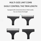 VGR V - 071 5W Carbon Steel Blade USB Electric Hair Clipper(Silver) - British D'sire