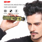 VGR V - 085 Vintage Hairstyles Carving USB Electric Hair Clipper(Gold) - British D'sire
