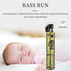 VGR V - 085 Vintage Hairstyles Carving USB Electric Hair Clipper(Gold) - British D'sire