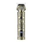 VGR V - 106 6 - in - 1 Digital Display Electric Hair Clipper Kit(Gold) - British D'sire