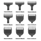 VGR V - 106 6 - in - 1 Digital Display Electric Hair Clipper Kit(Gold) - British D'sire