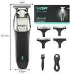 VGR V - 171 5W USB Portable Push White Electric Clippers - British D'sire
