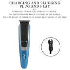 VGR V - 172 10W Multifunctional USB Electric Hair Clipper(Blue) - British D'sire